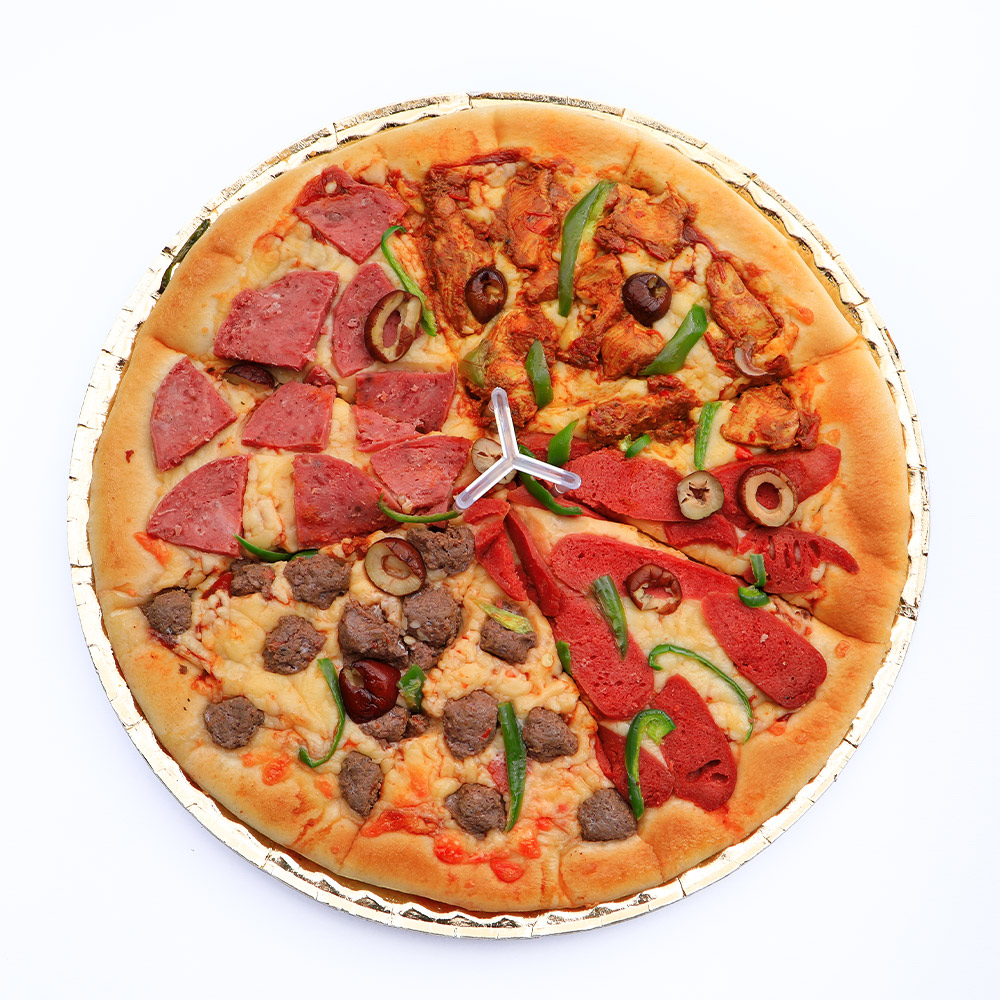 Meat Pizza Plate
