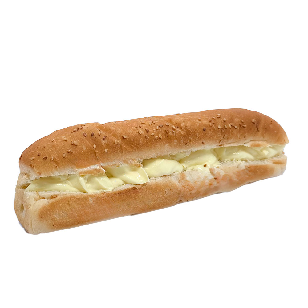 Kiri Cheese and Pastrami Sandwich