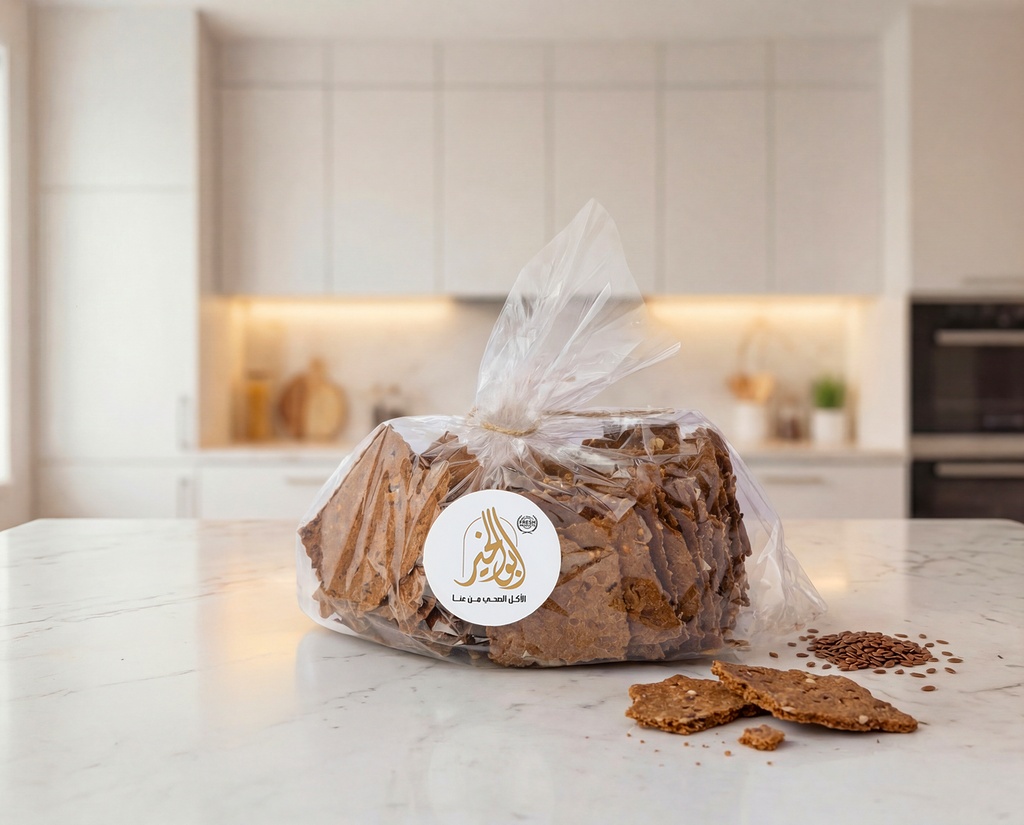 خبز مشبع بذر كتان