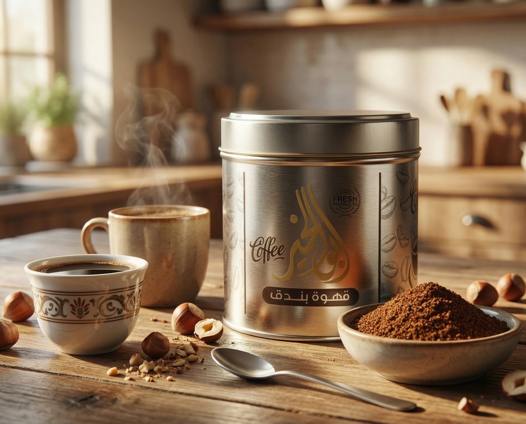 [C0051] قهوة بندق 250غ
