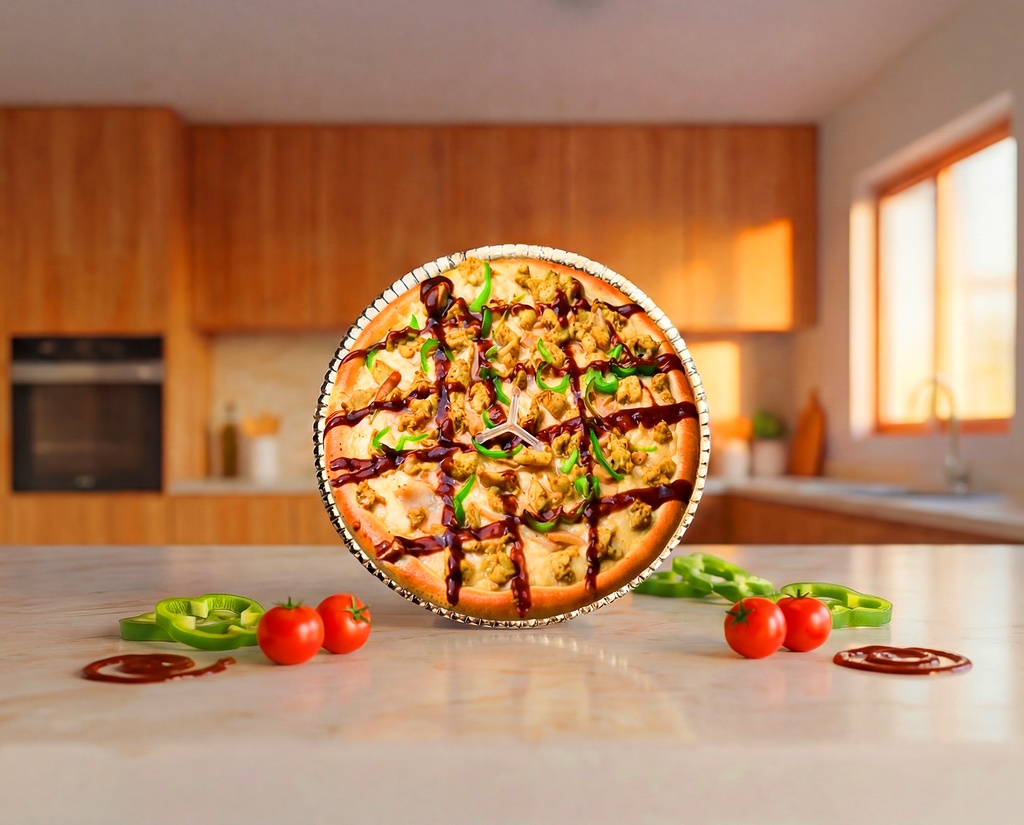 [F0071] Chicken Barbecue Pizza M