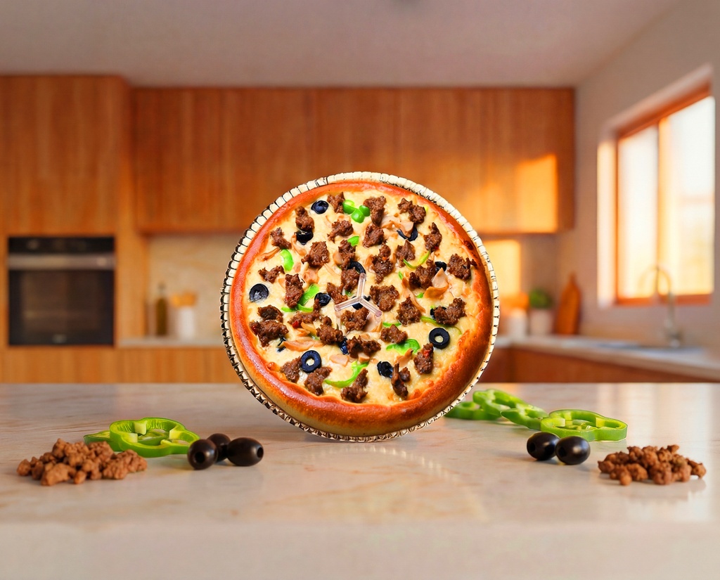 [F0079] Syrian Sausage Pizza L