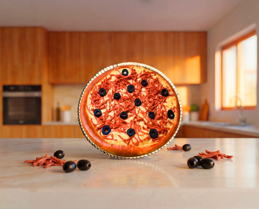 [F0095] Luncheon meat Pizza M