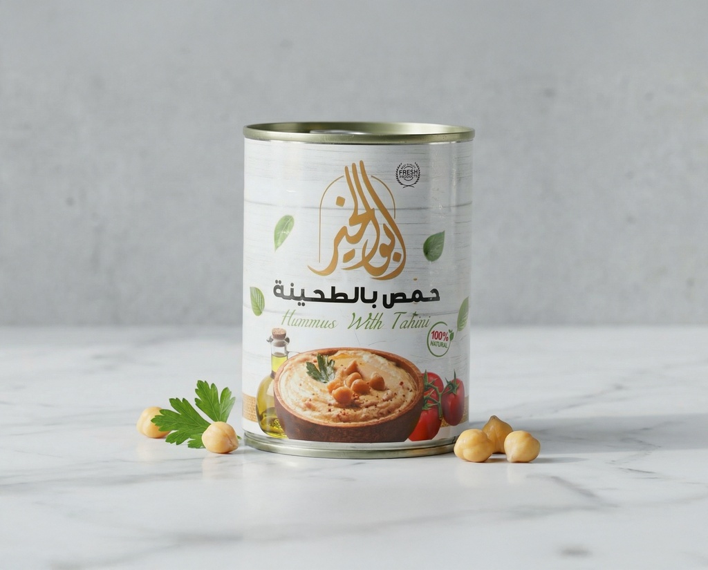 [M0101] حمص بالطحينة 400غ