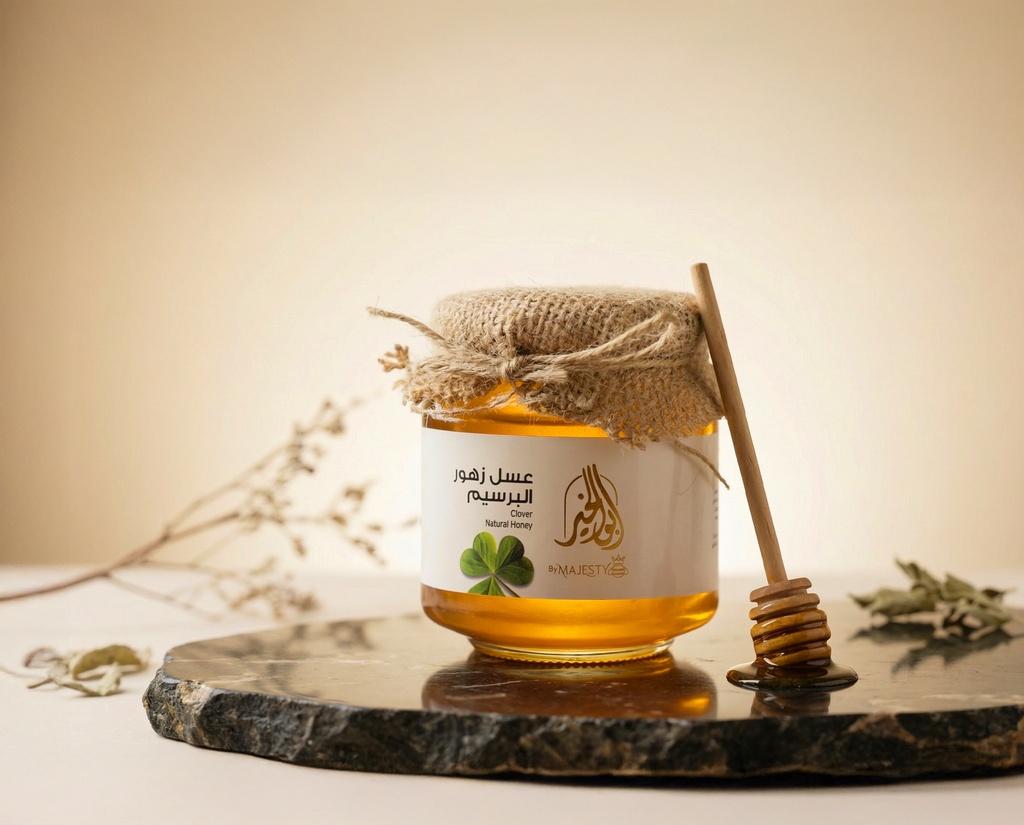 [M0322] عسل زهور برسيم 250غ