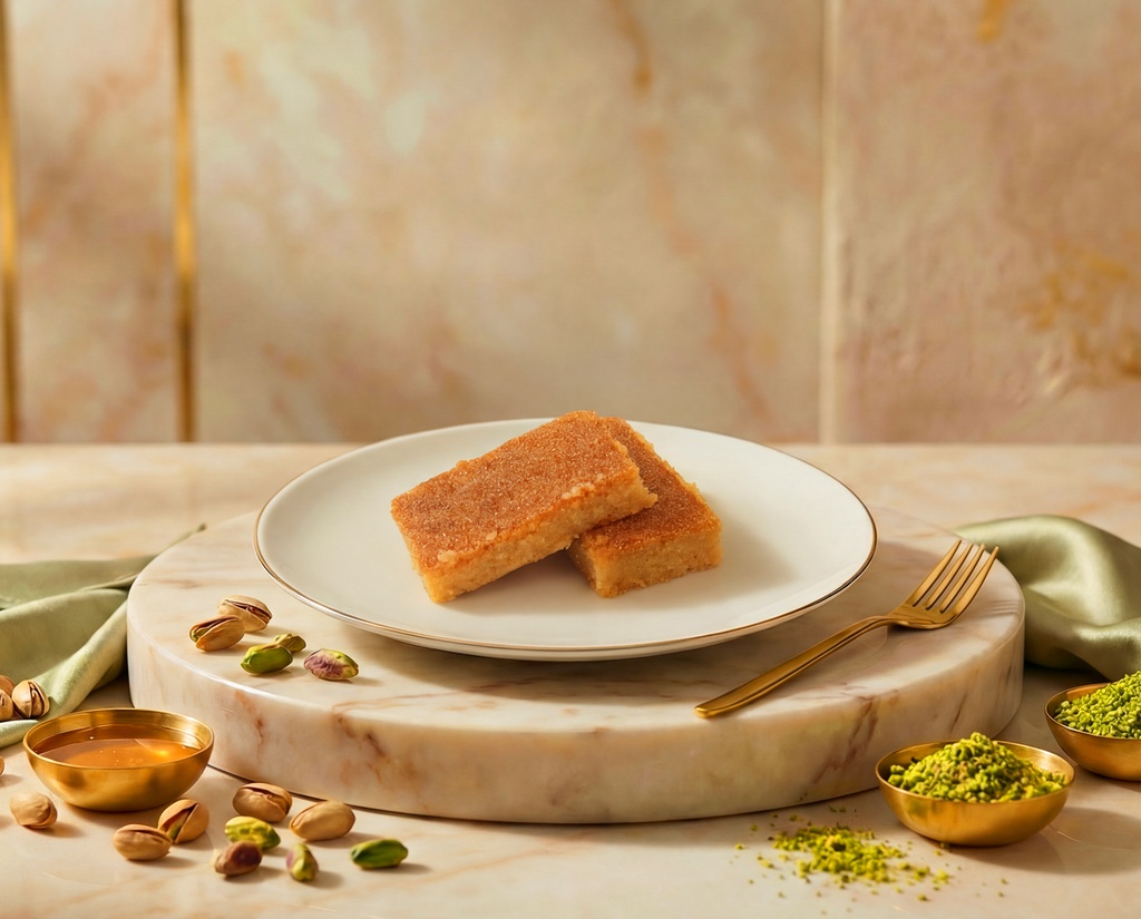 [S0013] Plain Basbousa