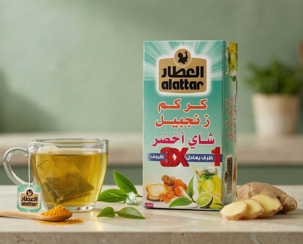 العطار كركم و زنجبيل