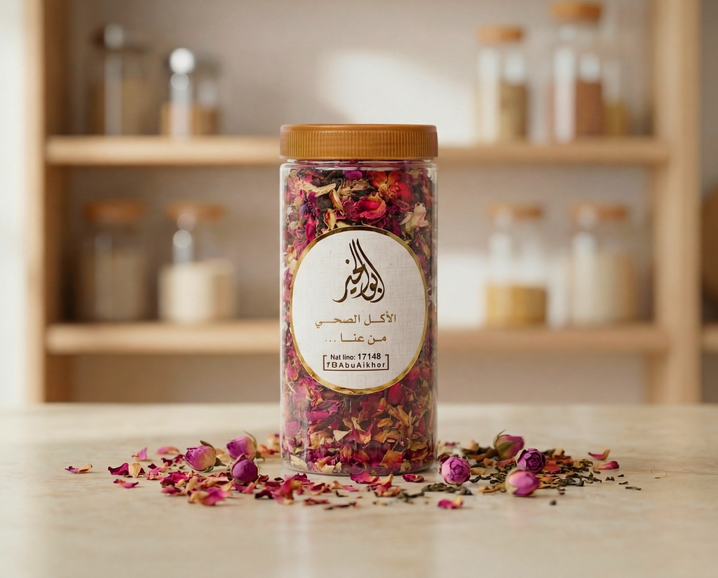 [M0685] Syrian Herbal Flowers Jar