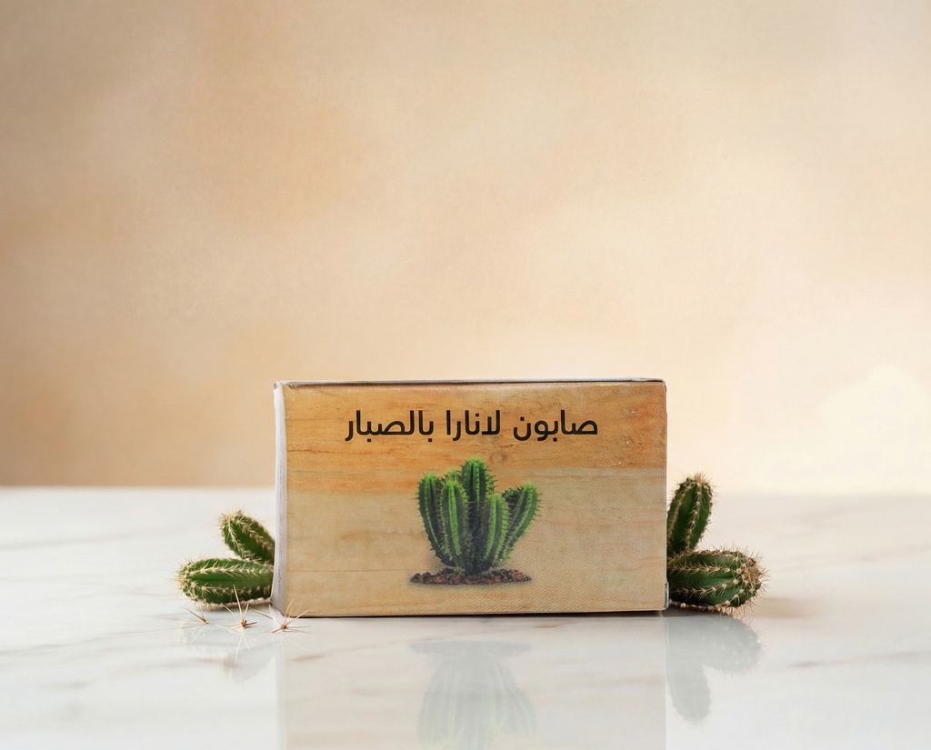 [V0103] صابون لانار بالصبار 80 غ