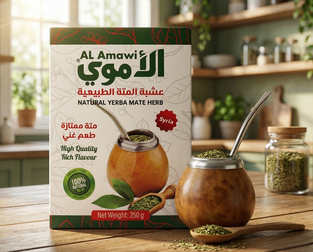 [V0111] متة الاموي خضراء