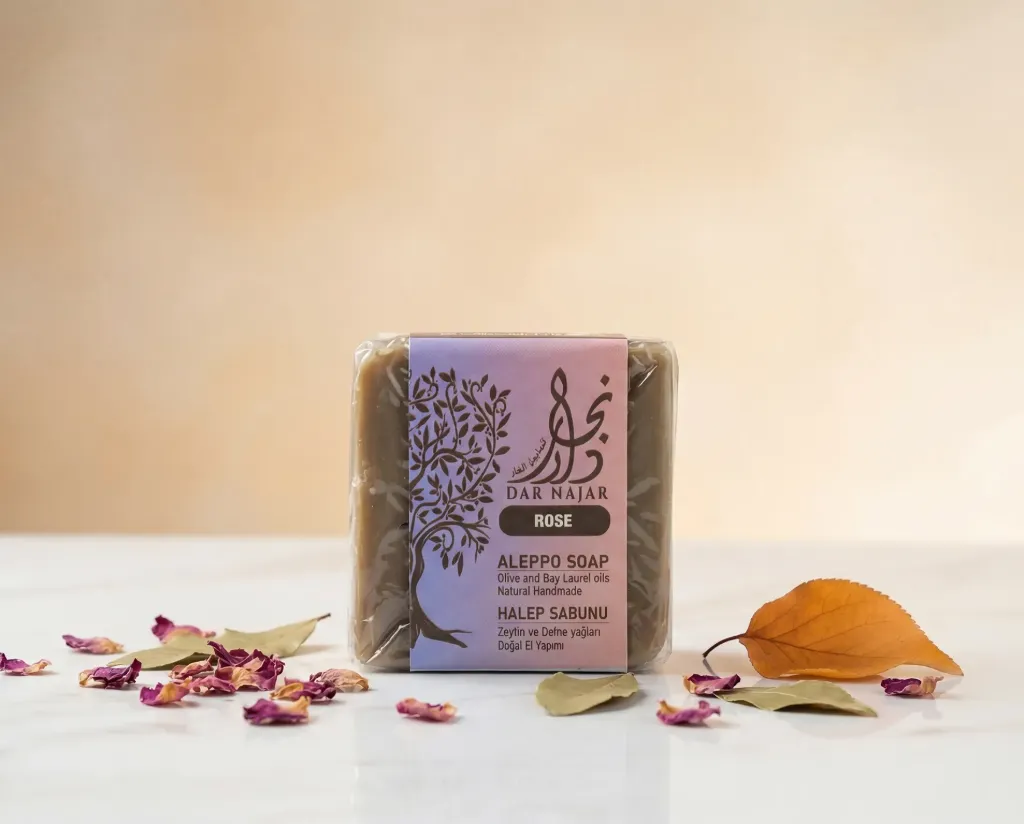 [V0327] دار نجار صابون معطر غار الورد Rose