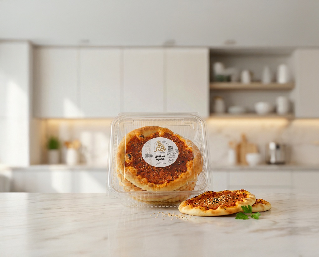 [V0357] Plate of Toasted Manakish