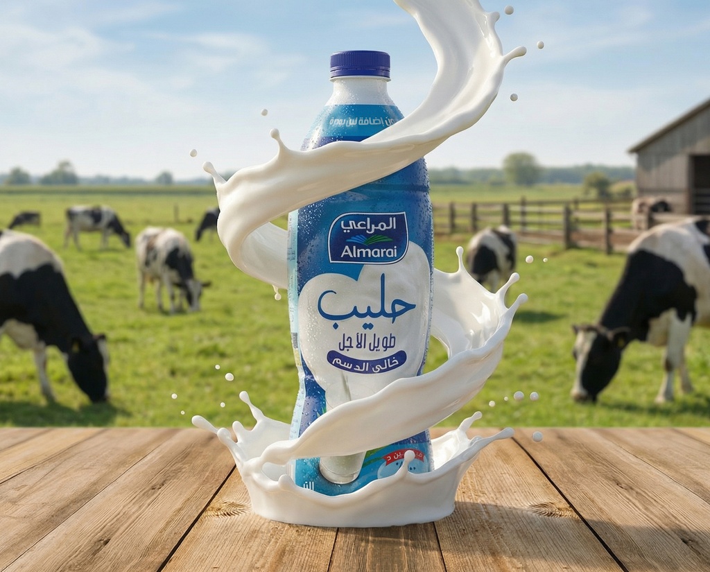 [V0370] حليب المراعي خالي الدسم