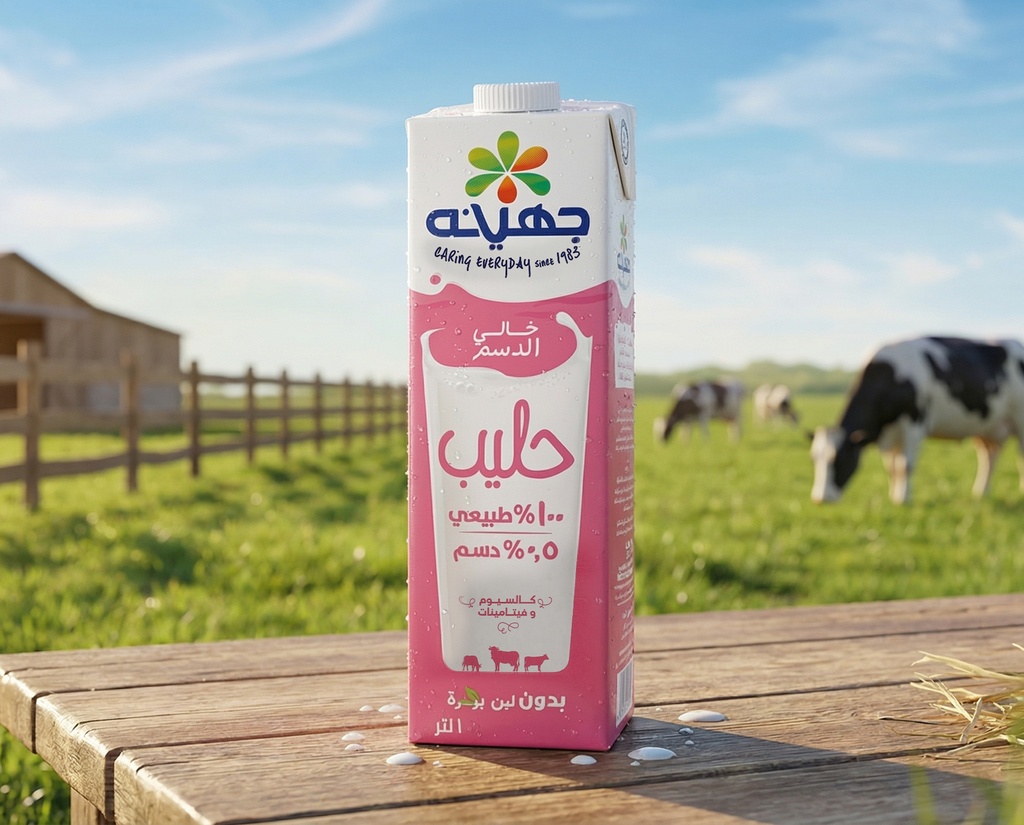 حليب جهينة خالي الدسم