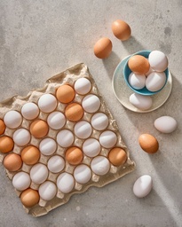 [509] White Eggs Platter