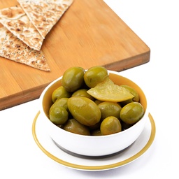 Green Aleppo Flower Olives