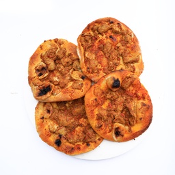 Plate of Chicken Shawarma Manakish