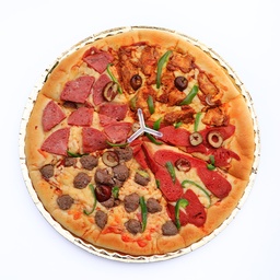 [876] Meat Pizza Plate