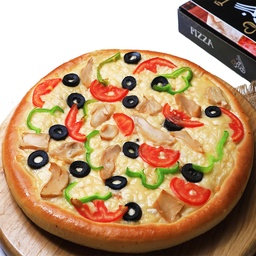 [892] بيتزا الفصول الأربعة خضراوات